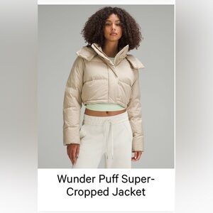 lululemon athletica Wunder Puff Super-Cropped Jacket (LIMITED EDITION)